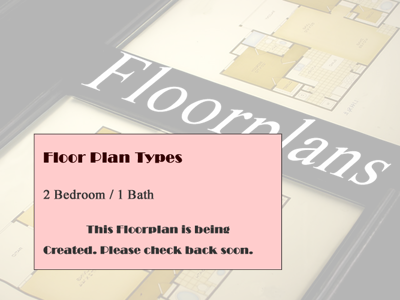 2 Bedroom / 2 Bath - 1,005 Sq.Ft.*